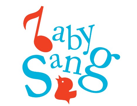 Baby sang tekst. Tegning.